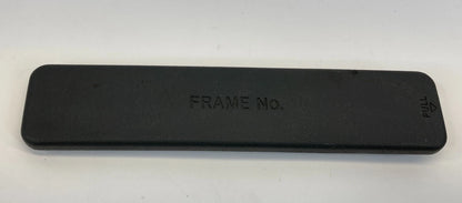 2001-2005 TOYOTA RAV4 FRONT FLOOR FRAME NUMBER ACCESS TRIM CAUTION COVER BEZEL