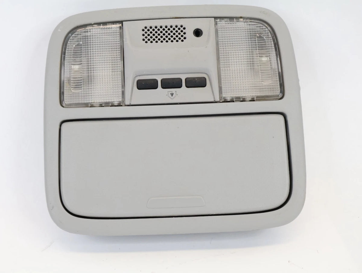 2003-2008 HONDA PILOT OVERHEAD ROOF CONSOLE GRAY MAP LIGHT HOMELINK OEM 83250SDA
