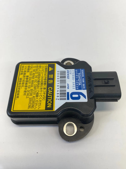 2011-2013 TOYOTA YARIS YAW RATE SENSOR STABILITY CONTROL 89183-48030 OEM