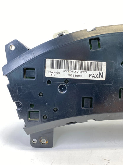 06 07 PONTIAC GRAND PRIX AT INSTRUMENT CLUSTER SPEEDOMETER GAUGES 116K 12202253
