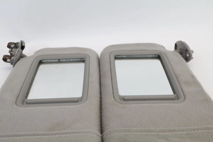 2007-2011 TOYOTA CAMRY SUN VISORS PAIR FRONT LEFT RIGHT WITH VANITY MIRROR FLAPS