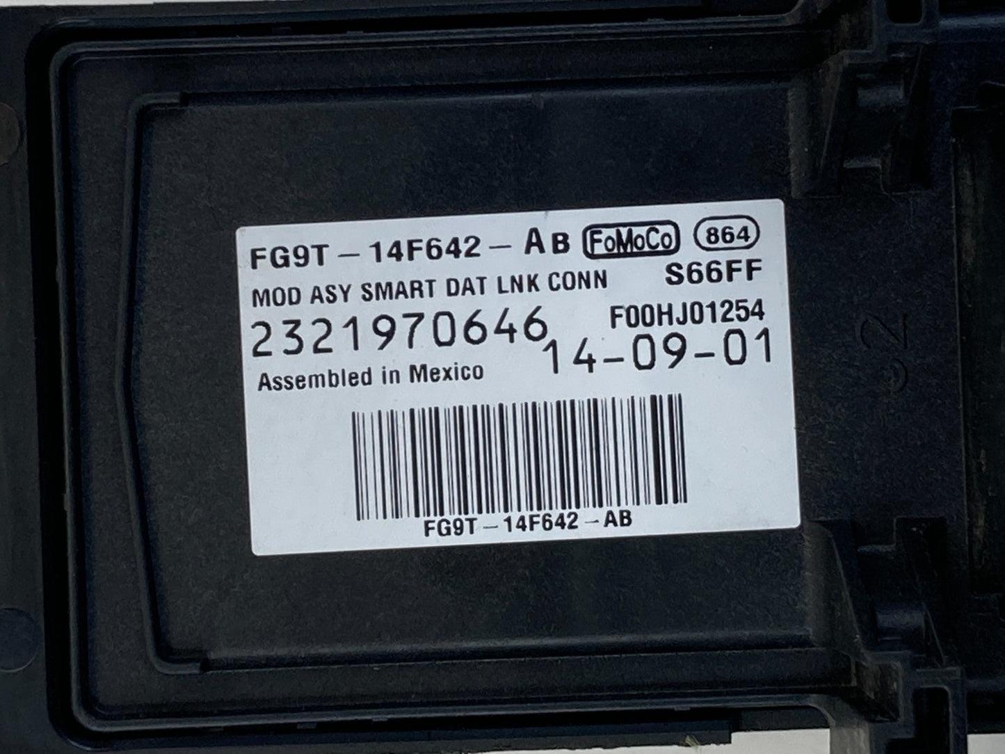 13 14 15 16 Ford Fusion Smart Data Link Control Module Unit FG9T-14F642-AB OEM