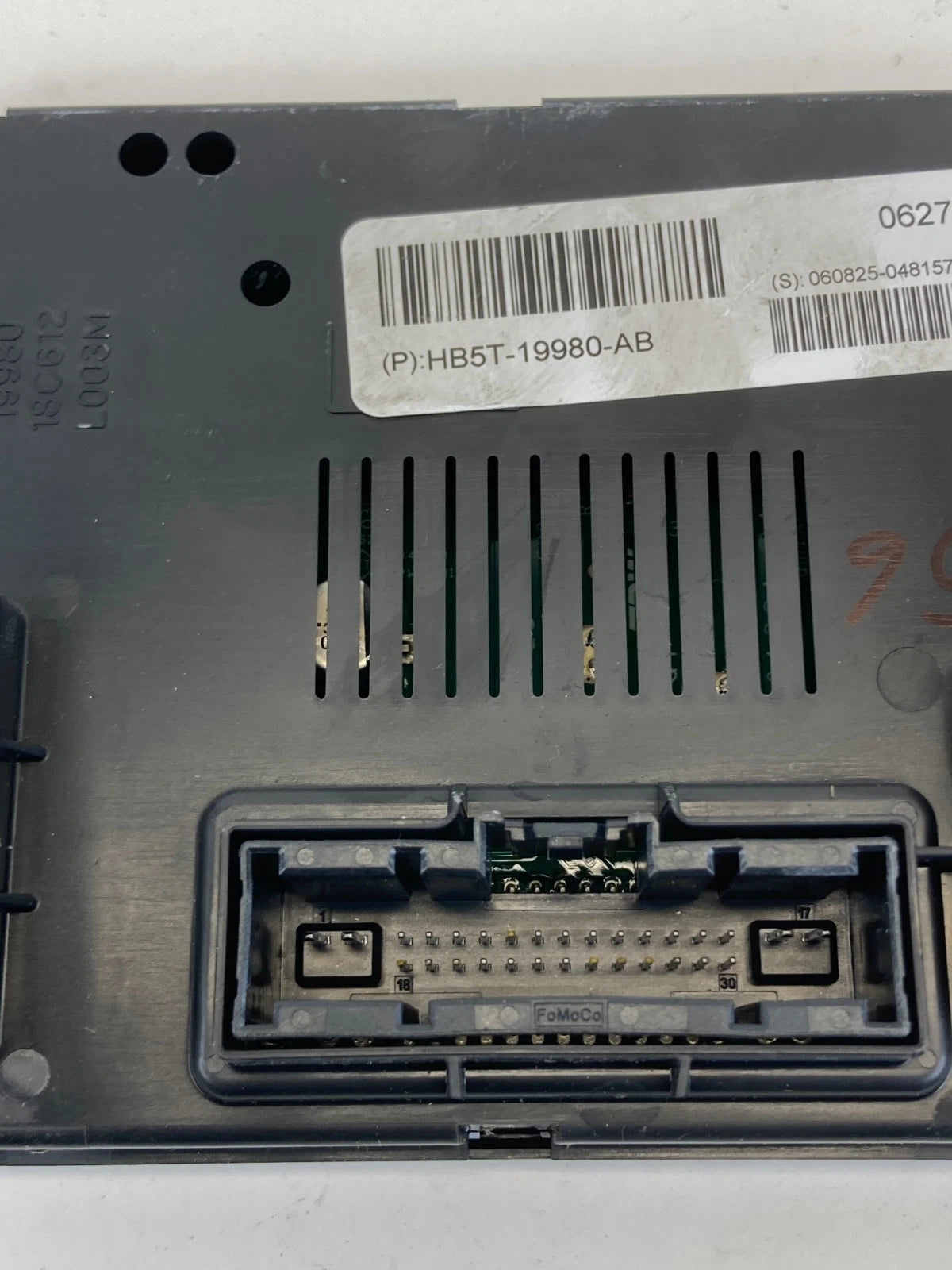 2013-2019 FORD POLICE INTERCEPTOR UTILITY A/C HEATER TEMPERATURE CONTROL MODULE