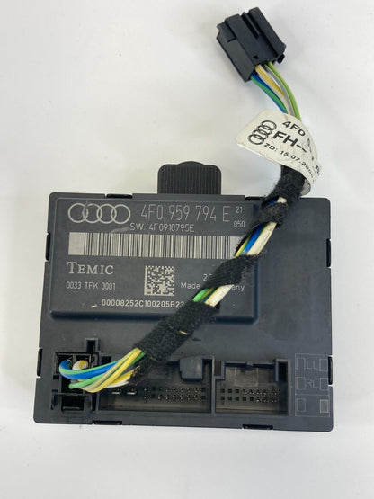 2006 2007 Audi A6 Quattro Rear Right Side Door Control Module Unit 4F0-959-794-E