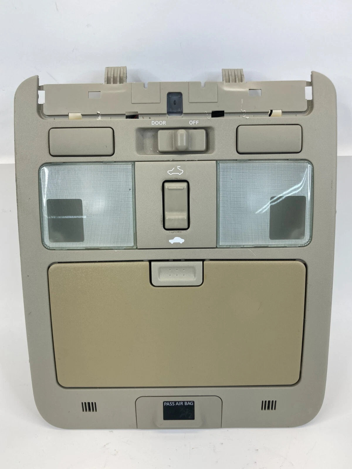 2006 2007 INFINITI M35 M45 ROOF OVERHEAD CONSOLE DOME MAP LIGHT W SUNROOF SWITCH