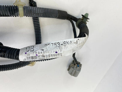 06-11 HONDA CIVIC SEDAN REAR RIGHT SIDE BACK DOOR HARNESS WIRE WIRING 32753-SNA