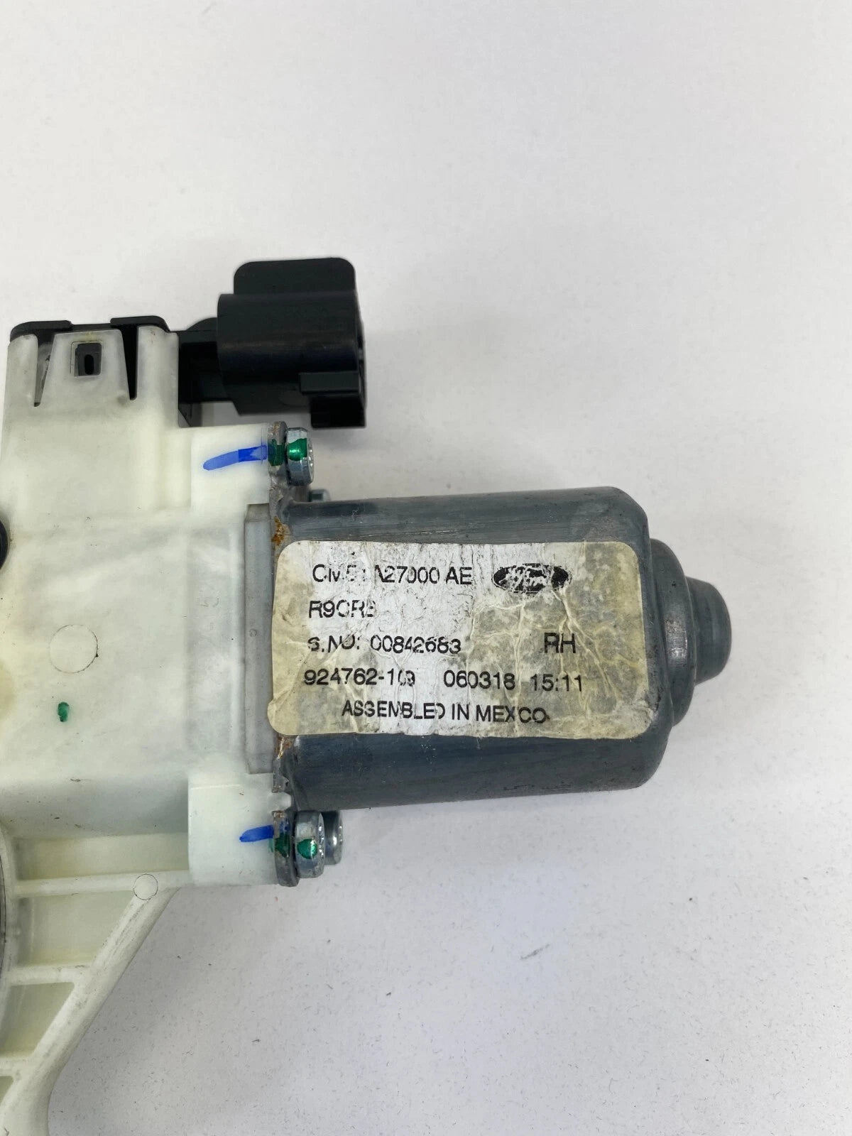 2012-2018 FORD FOCUS REAR RIGHT DOOR POWER WINDOW MOTOR CM51-A27000-AE 2 PINS
