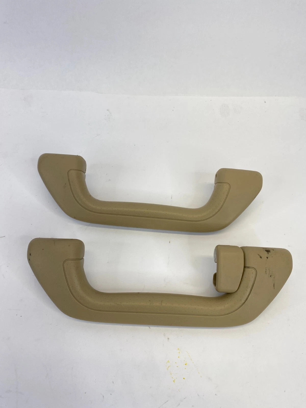 2005-2007 HONDA ODYSSEY INTERIOR REAR ROOF GRAB HANDLE BAR PAIR SET BEIGE OEM