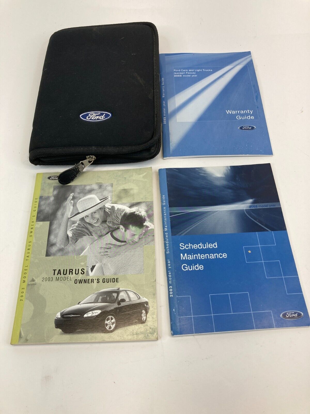 2003 Ford Taurus Owners Manual Warranty Guide Information w/ Case OEM