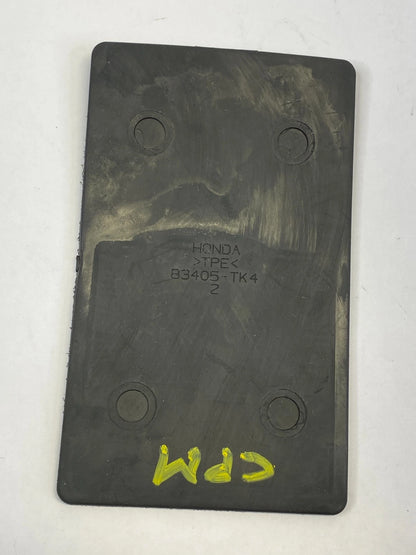 2009-2014 09-14 ACURA TL CENTER CONSOLE RUBBER MAT TRAY BLACK 83405-TK4 OEM
