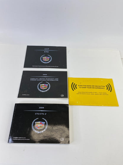 2009 Cadillac CTS Owners Manual Guide Warranty Information Set w/ Case OEM