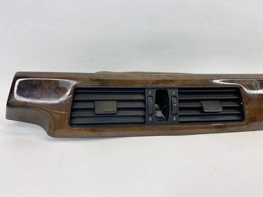 06 07 BMW 530I 08-10 535I DASH CENTER RH MOLDING WOODGRAIN TRIM W VENTS 05114001
