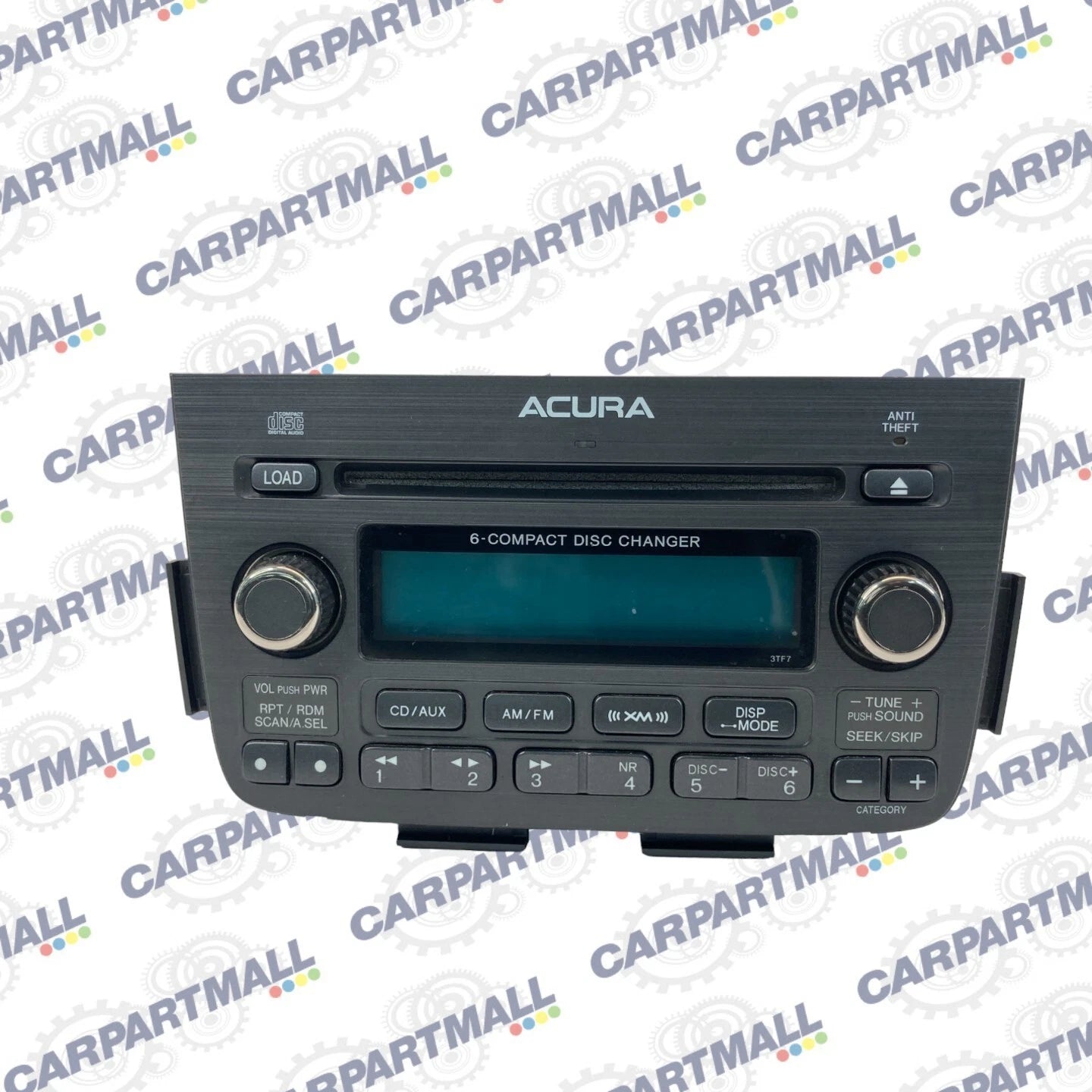 2005 05 ACURA MDX RADIO AM FM CD PLAYER 6 CD CHANGER RECEIVER 39100-S3V-A250