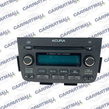 2005 05 ACURA MDX RADIO AM FM CD PLAYER 6 CD CHANGER RECEIVER 39100-S3V-A250