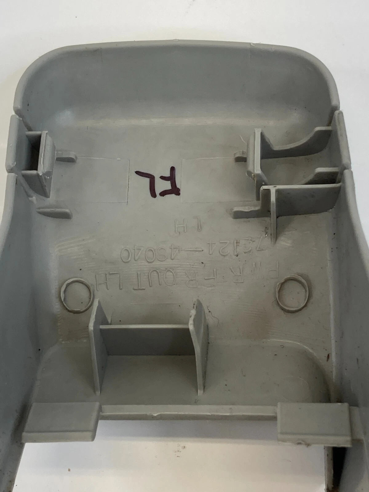 2006-2008 LEXUS RX400H LEFT SEAT TRACK FRONT OUTER COVER TRIM CAP 72124-48040