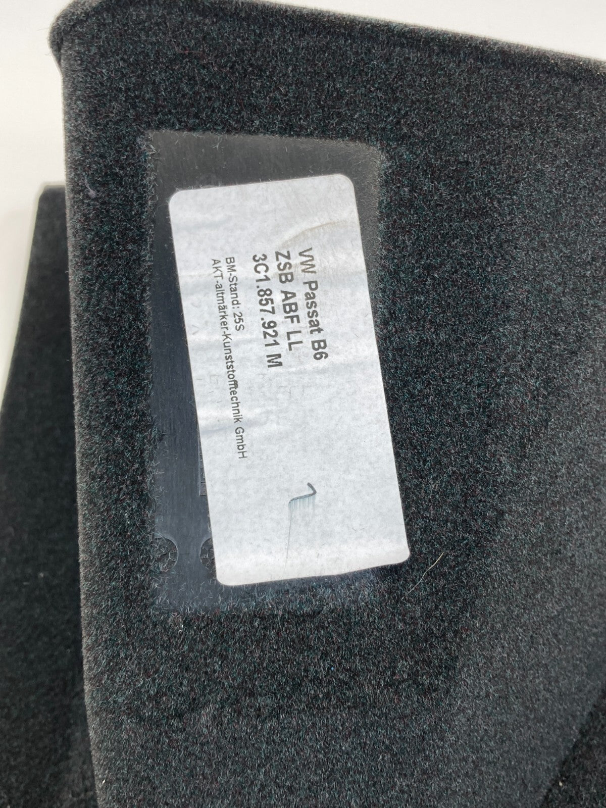 09-17 Volkswagen CC 06-10 Passat Dash Left Lower Storage Compartment 3C1857921