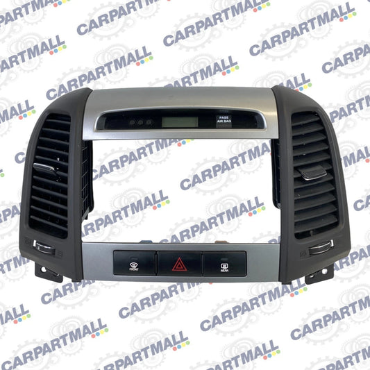 10-12 Hyundai Santa Fe Dash Radio Clock Climate Control Trim Bezel 94520-2B000