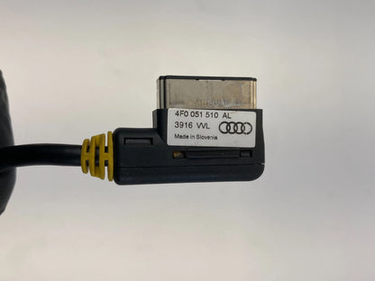 2010-2018 AUDI A6 QUATTRO IPHONE ADAPTER SOCKET CABLE WIRE 4F0-051-510-AL OEM