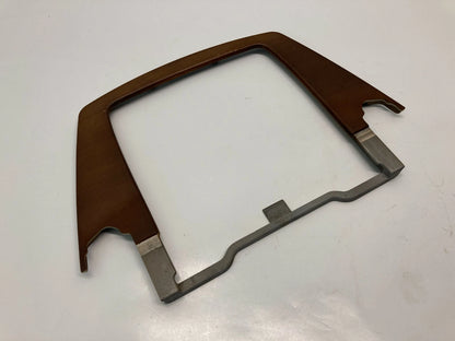 02 03 04 05 BMW E65 E66 745I 745LI CENTER CONSOLE TRIM BEZEL WOODGRAIN OEM