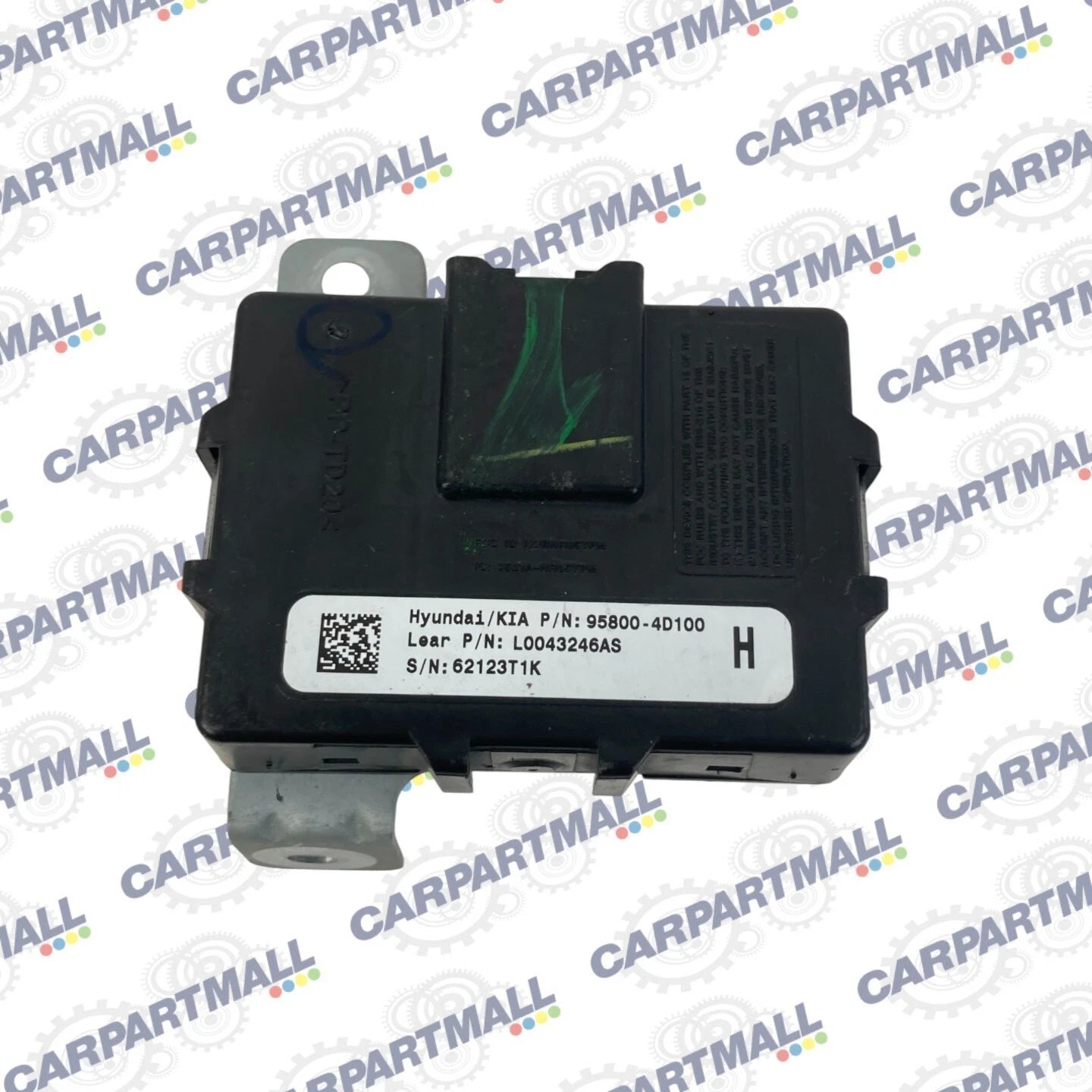 07 08 HYUNDAI SANTA FE TIRE ENTOURAGE PRESSURE CONTROL MODULE TPMS 95800-4D100