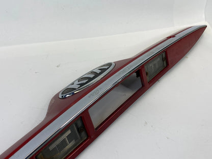 07-09 KIA SPORTAGE REAR TAILGATE LIFTGATE LICENSE MOLDING W/ EMBLEM & LAMP OEM