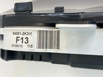 10 11 KIA SOUL INSTRUMENT CLUSTER SPEEDOMETER GAUGES 210K MILES 94001-2K315 OEM