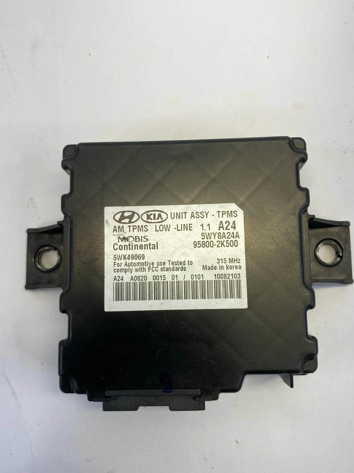 2011-2013 KIA SOUL 2.0L TIRE PRESSURE MONITOR SENSOR MODULE TPMS 95800-2K500 OEM