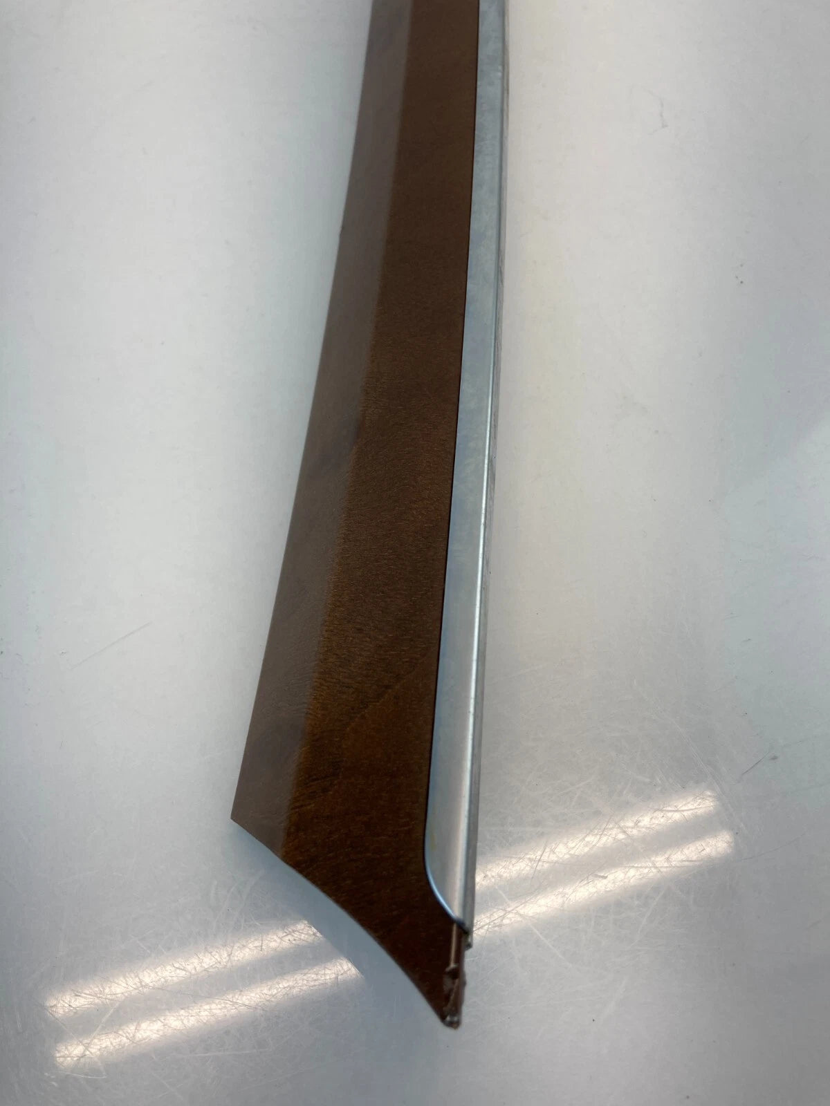 07-15 AUDI Q7 REAR LEFT INNER DOOR PANEL TRIM BEZEL MOLDING WOOD 4L0-867-419