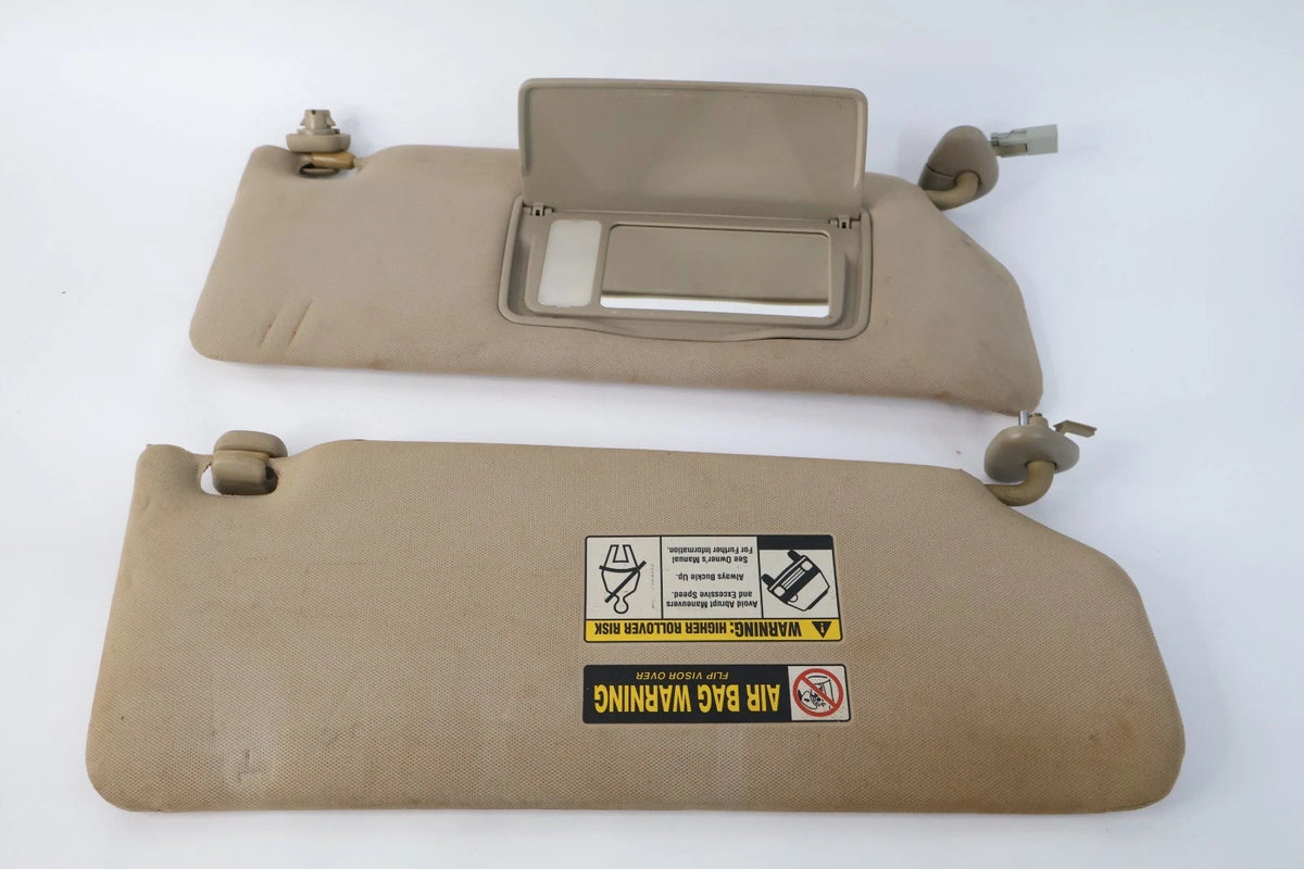 2006-2014 HONDA RIDGELINE ROOF LEFT & RIGHT SUNVISOR SUN VISOR PAIR SET OEM