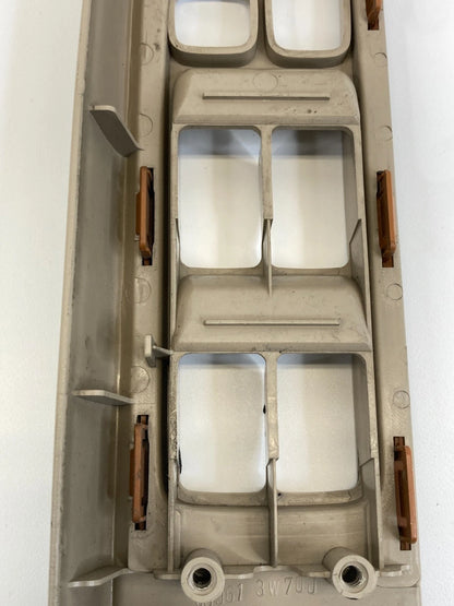 2002 NISSAN PATHFINDER FRONT LEFT FR LH SIDE DOOR MASTER WINDOW SWITCH BEZEL OEM