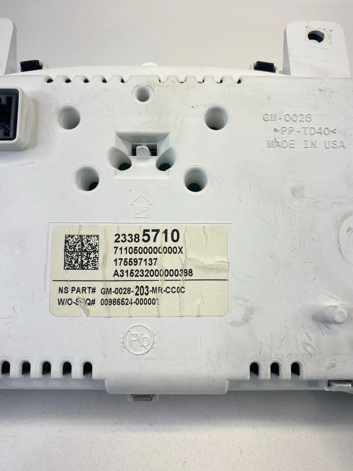 2016 CHEVROLET IMPALA DASH SPEEDOMETER INSTRUMENT CLUSTER GAUGES 23385710 OEM