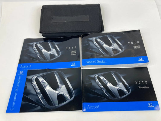 2010 HONDA ACCORD SEDAN OWNERS MANUAL WARRANTY INFORMATION GUIDE W/ CASE OEM