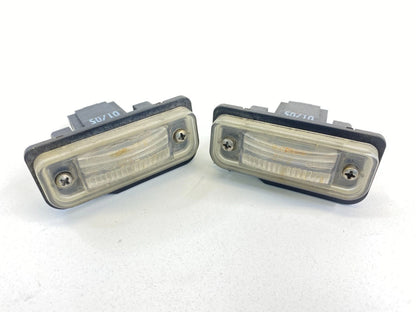 2003-2006 MERCEDES-BENZ E500 REAR LICENSE PLATE LIGHT LAMP SET PAIR A2118200756