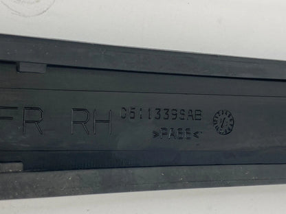 09-14 VOLKSWAGEN ROUTAN FRONT RIGHT ROOF RACK RAIL END CAP TRIM COVER 5113398AB