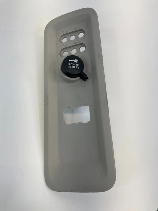 2008 2009 DODGE GRAND CARAVAN POWER OUTLET SOCKET COVER TRIM BEZEL 1CP83ES3AD