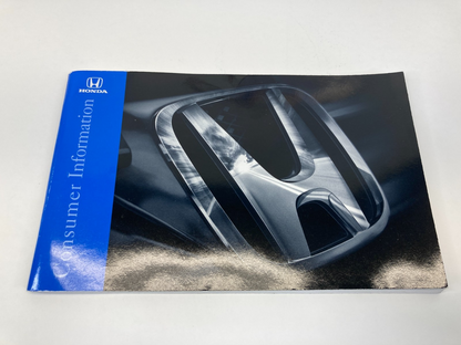 2010 Honda Accord Sedan Owners Manual Warranty Information Guide w/ Case OEM