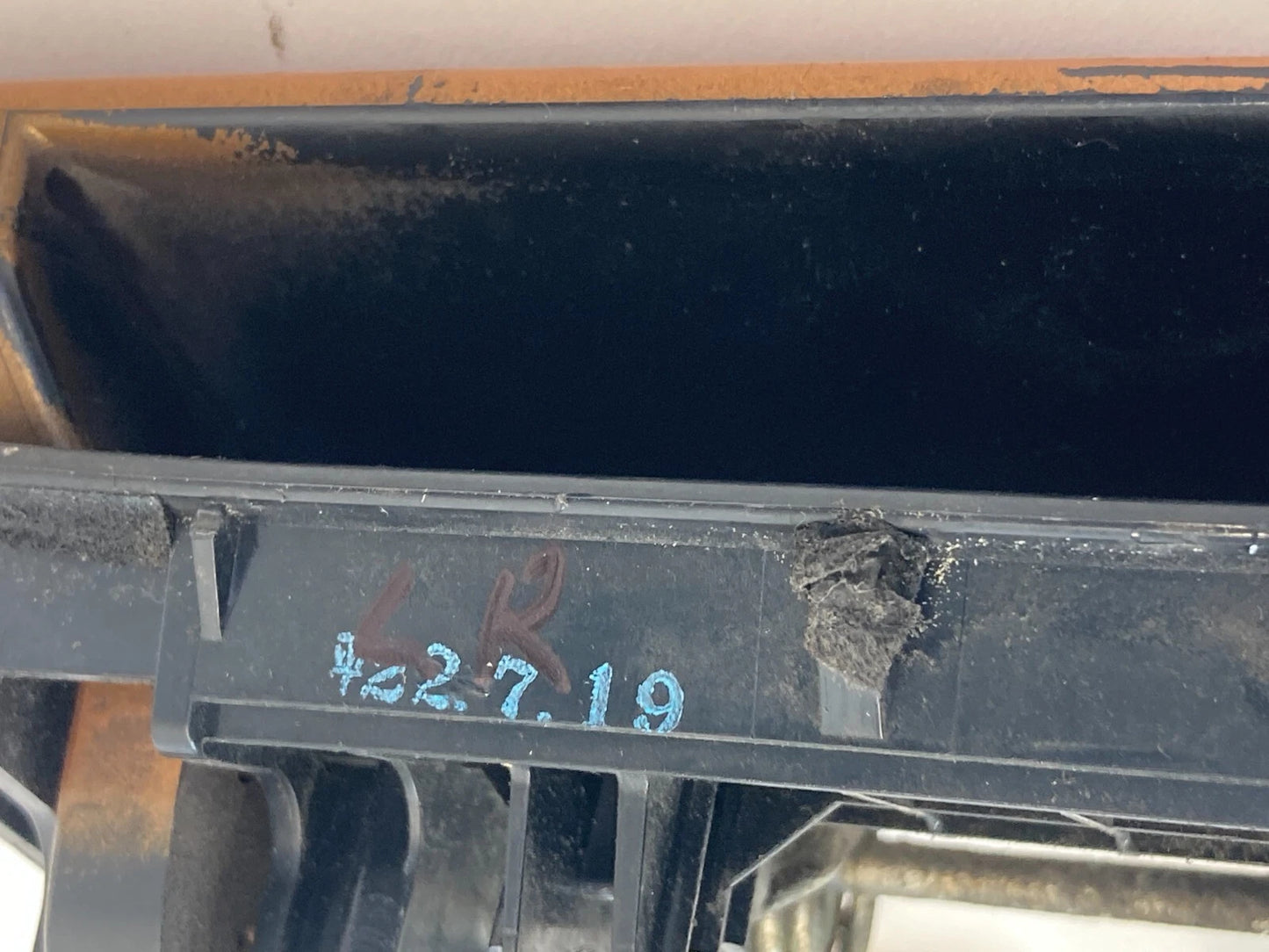 09-13 HONDA FIT HATCHBACK REAR LEFT SIDE BACK DOOR EXTERIOR OUTER HANDLE OEM