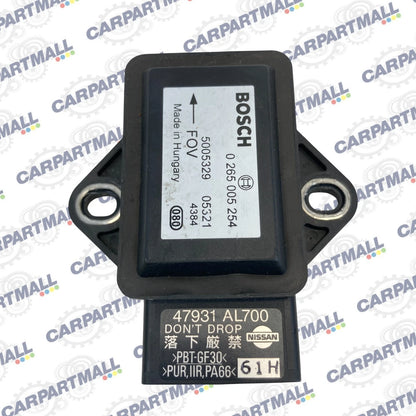 2003-2007 INFINITI G35 M35 M45 YAW RATE STABILITY SPEED SENSOR MODULE 47931AL700