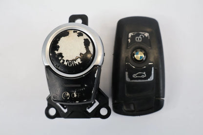 2011-2016 BMW 528I ENGINE START IGNITION SWITCH BUTTON W SMART KEY 922523003 OEM