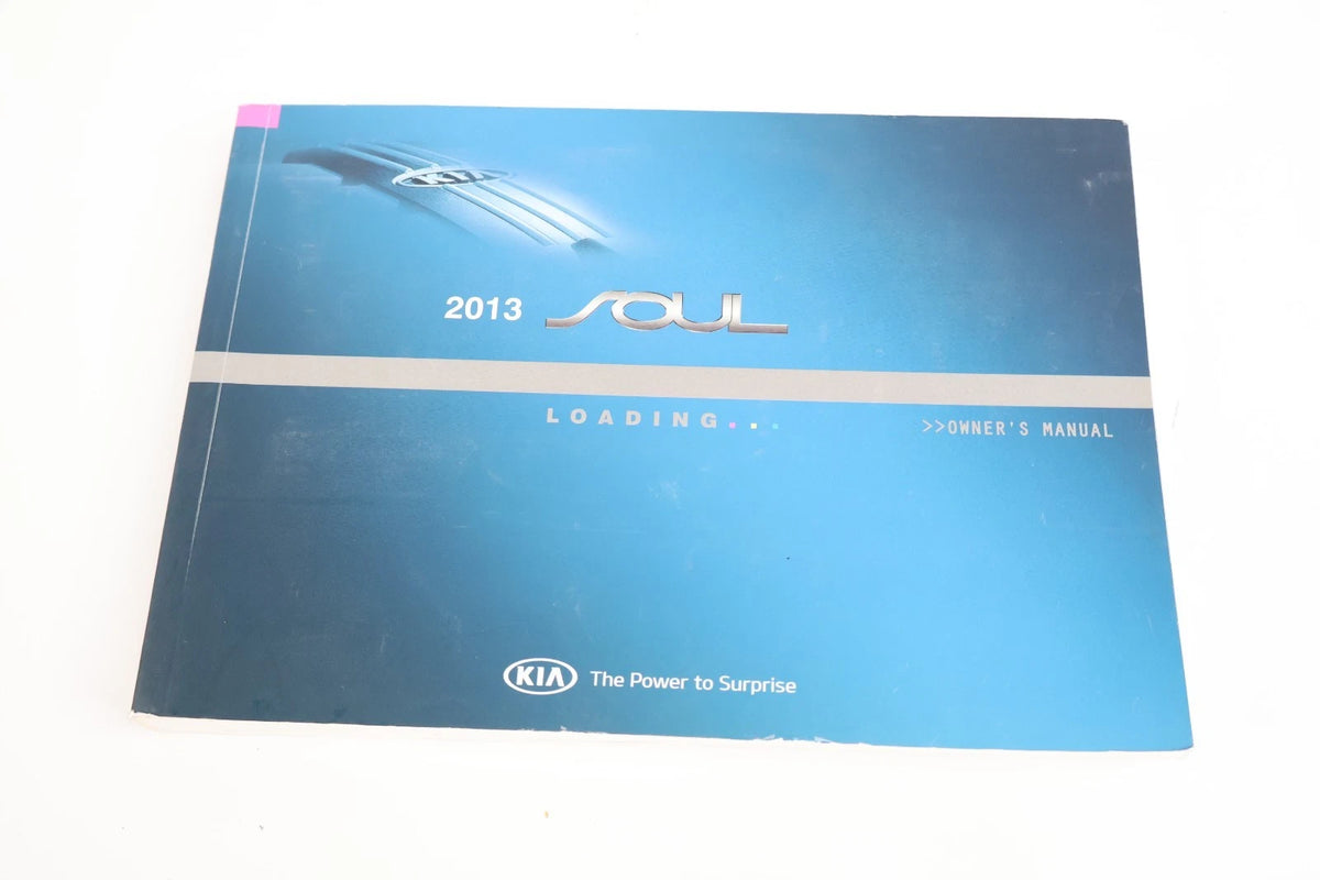 2013 13 KIA SOUL OWNER'S OWNERS MANUAL WARRANTY GUIDE BOOK SET OEM
