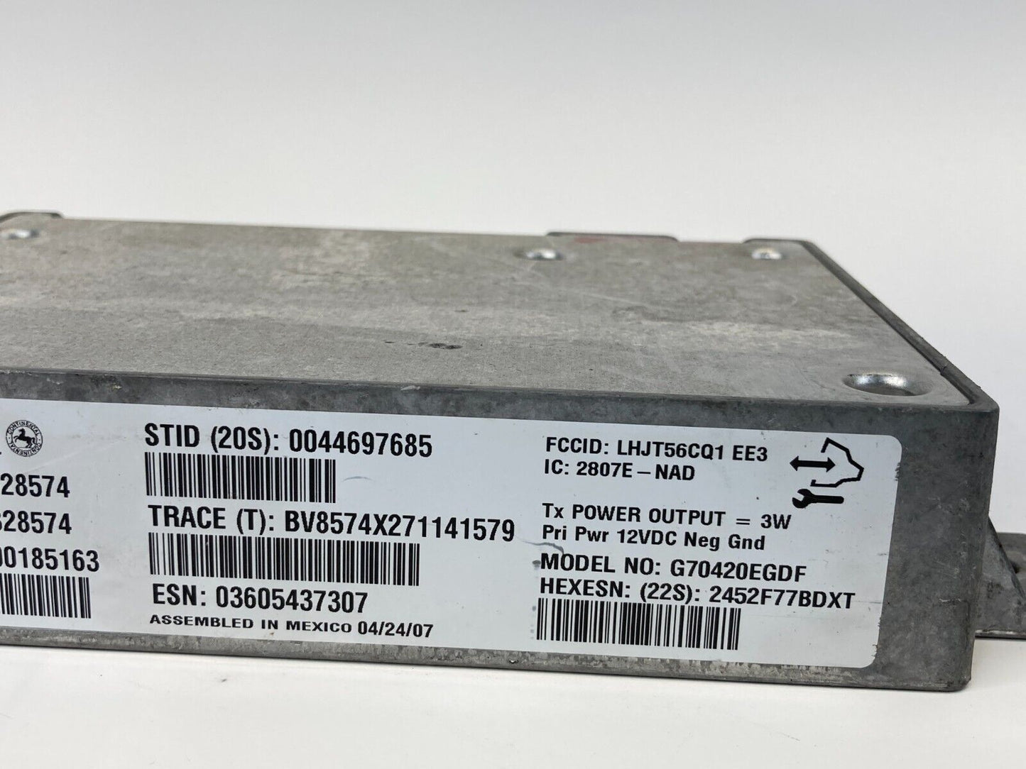 2006-2008 Chevrolet Impala Onstar Communication Computer Control Module 25828574