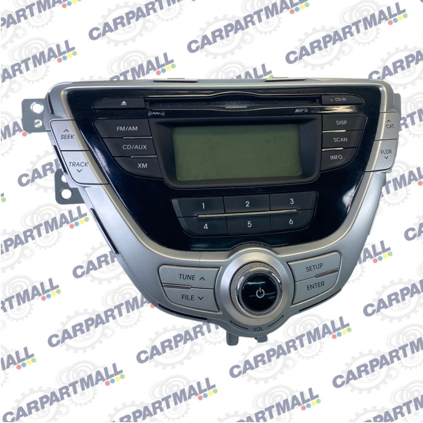 2011-2013 HYUNDAI ELANTRA RADIO AM/FM RECEIVER 6 DISC CD MP3 96170-3X150BLH OEM