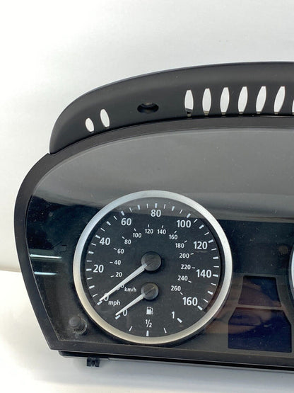 06 07 BMW 530i MPH 3.0L AT Speedometer Instrument Cluster Gauges 62116974574 OEM