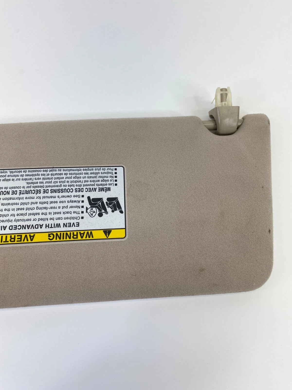 02 03 04 05 06 TOYOTA CAMRY RIGHT PASSENGER SIDE SUNVISOR SUN VISOR SHADE