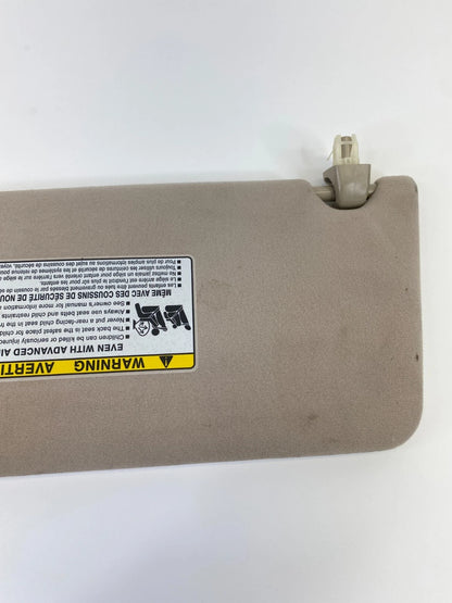 02 03 04 05 06 TOYOTA CAMRY RIGHT PASSENGER SIDE SUNVISOR SUN VISOR SHADE