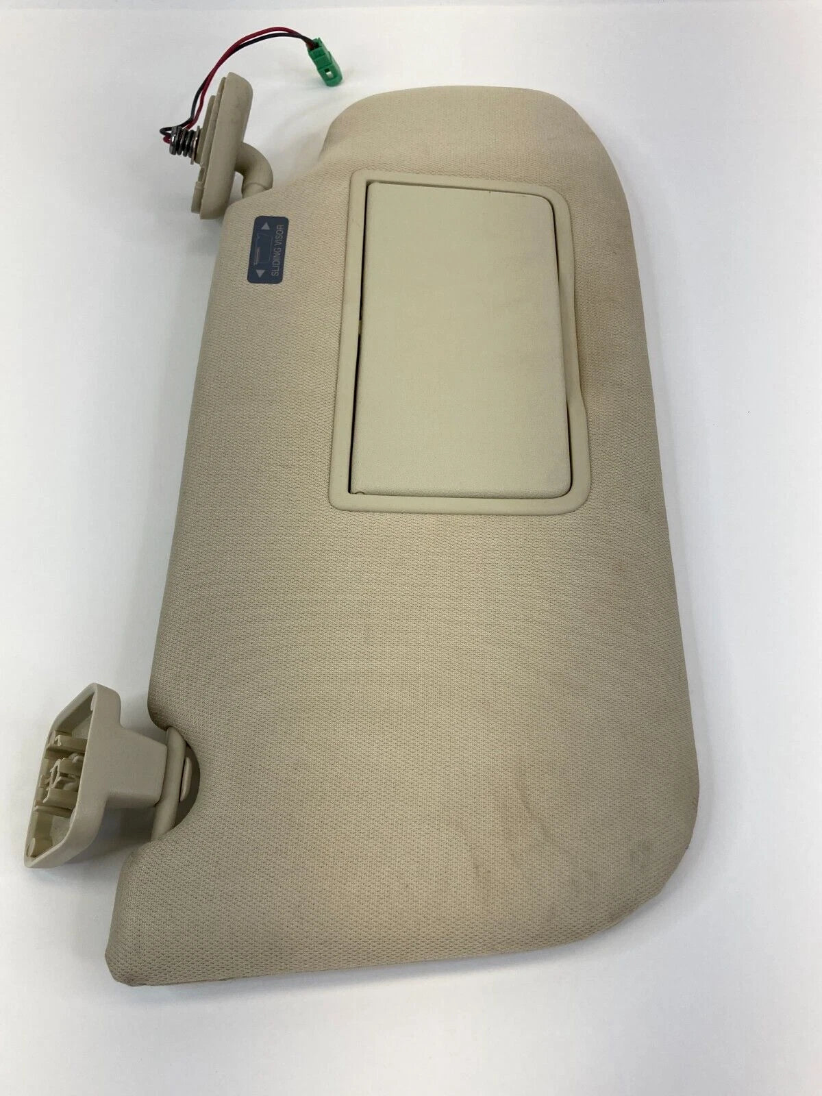 2013-2019 FORD TAURUS RIGHT SIDE SUNVISOR PASSENGER SUN VISOR ILLUMINATED BEIGE