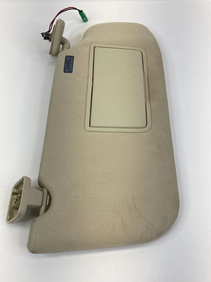 2013-2019 FORD TAURUS RIGHT SIDE SUNVISOR PASSENGER SUN VISOR ILLUMINATED BEIGE