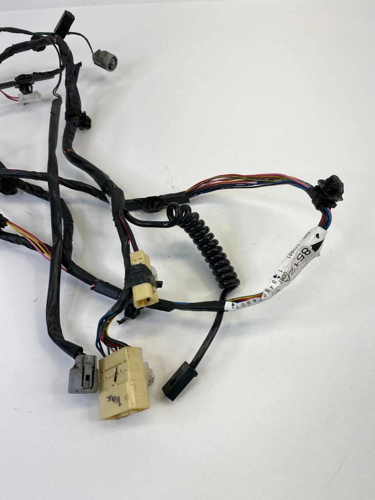 2007 2008 MITSUBISHI ENDEAVOR REAR TRUNK TAILGATE WIRING WIRE HARNESS 8512A681