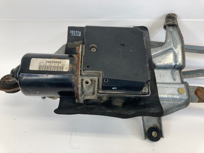 1997-2005 Buick Century Front Windshield Wiper Motor & Linkage 24028604 OEM