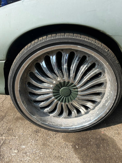 BORGHINI CUSTOM CENTER CAPS WHEEL SET OF 3 CSB24-1P